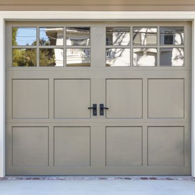 a door that is open to a door with a door. features garage door services garage door repair garage door installation garage door spring repair new garage doors provided by Retrak Door Service.