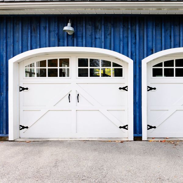 A door that is open to a building. showcasing features like garage door services garage door repair garage door installation.